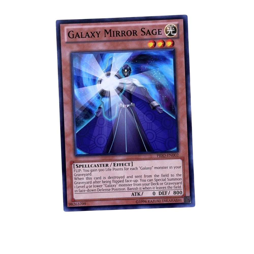 Yu-Gi-Oh! Trading Card Galaxy Mirror Sage PRIO-EN002 Super‎ Rare